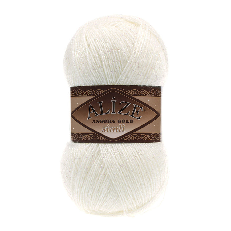 angora gold simli - 62 acik krem