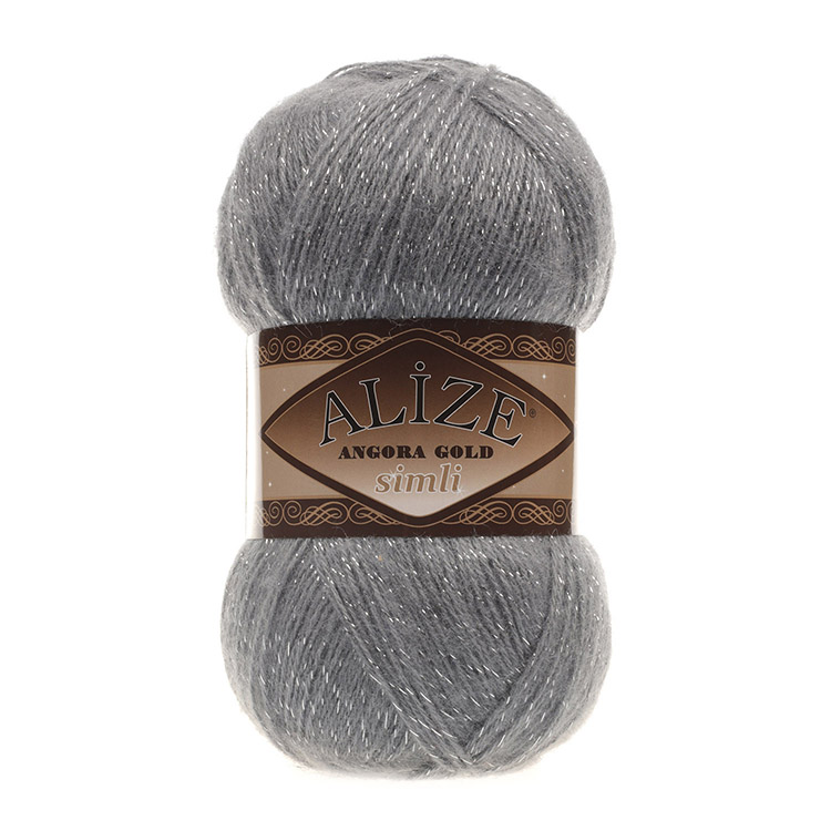 angora gold simli - 87 komur gri