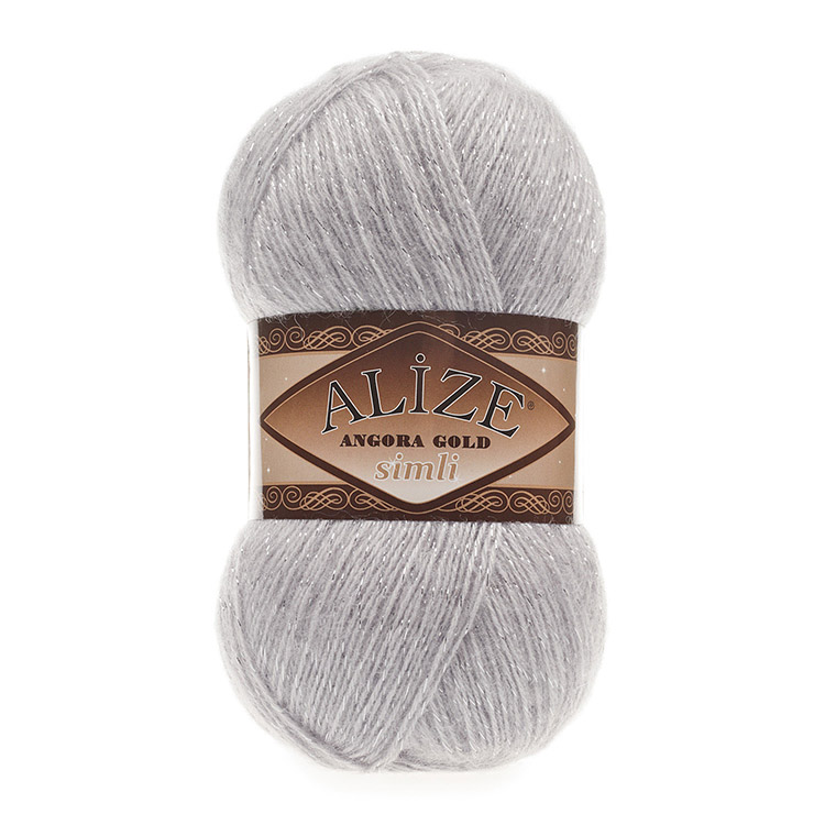 angora gold simli - 71 acik gri