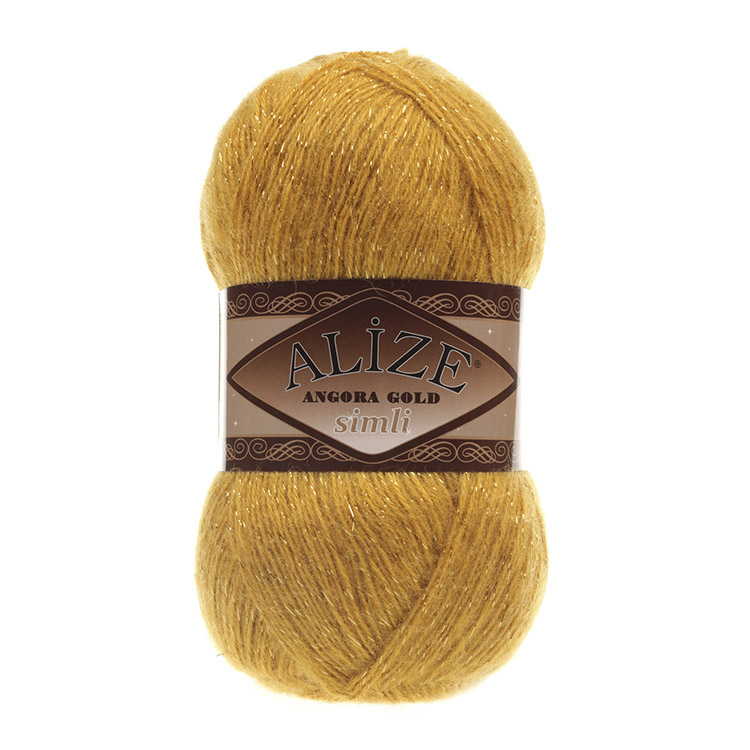 angora gold simli - 2 safran